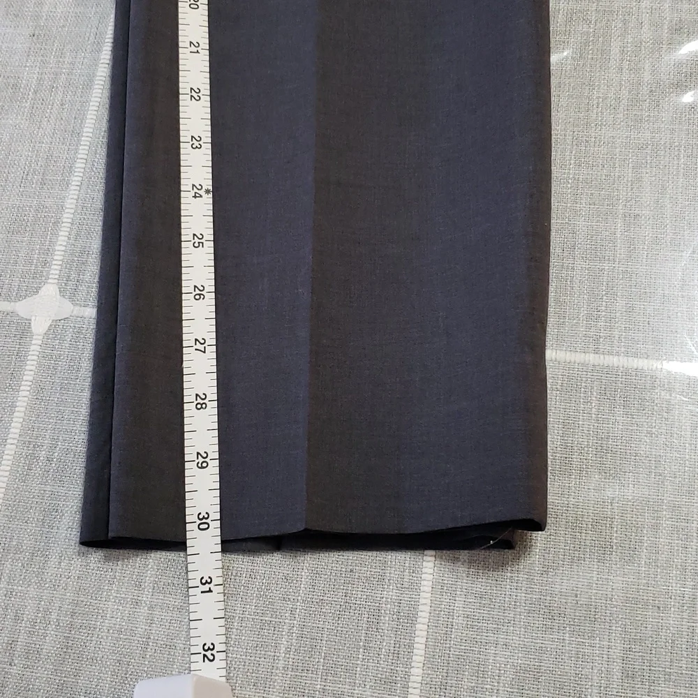 HUGO Boss Dieselstrasse 12 gray wool lined flat front Pants, Size 34R